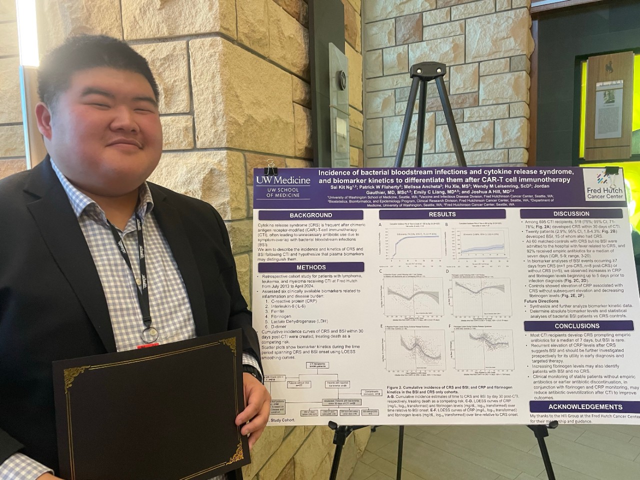 Kit Ng wins Best Research Poster at the Wyoming Medical Society conference