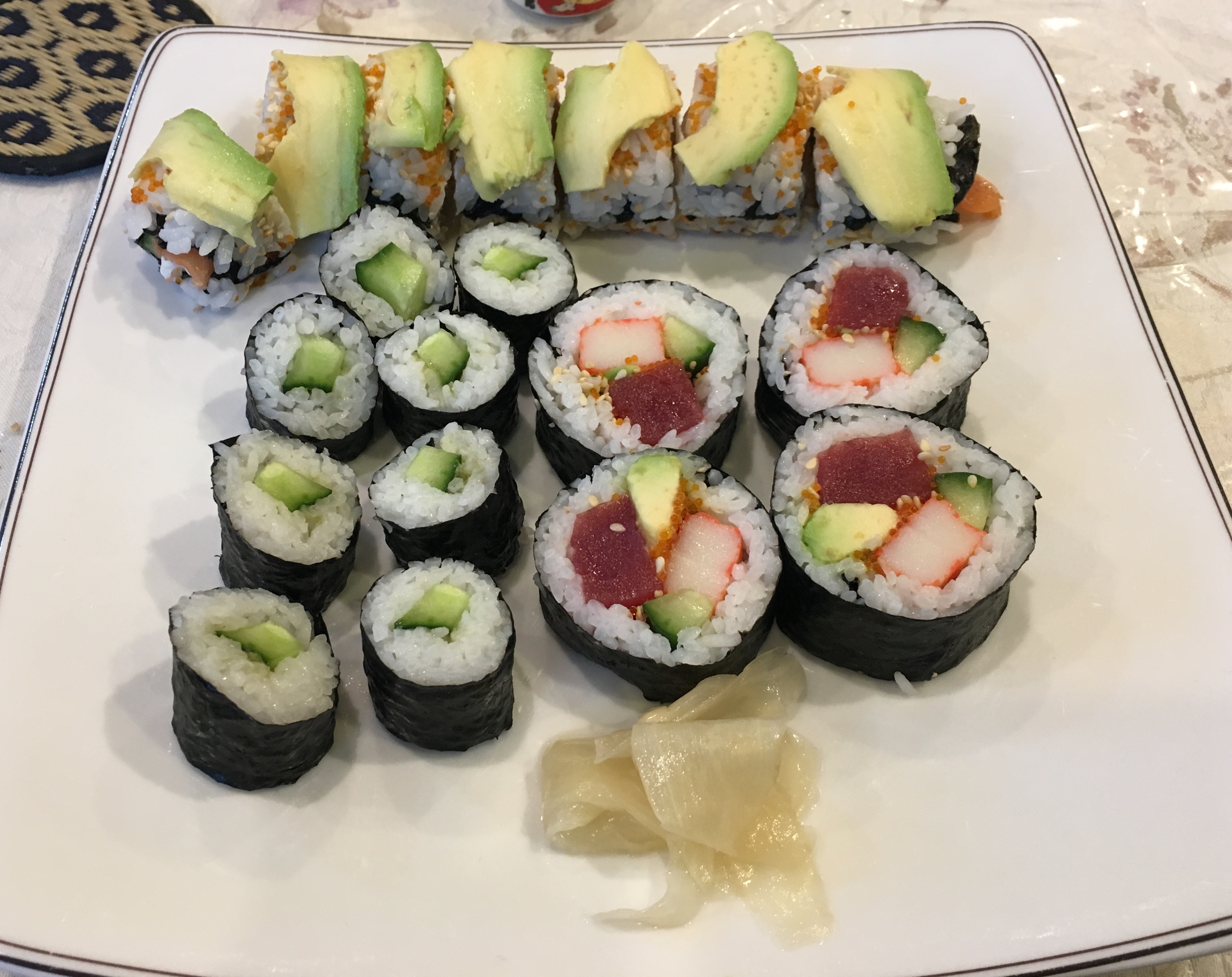 Sushi, Christmas party 2019