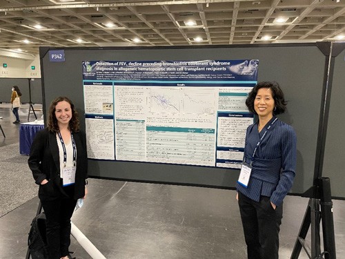 Dr. Guang-Shing Cheng posing with Dr. Madelyn Peha 