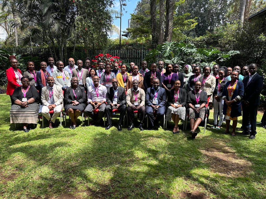 group photo of stakeholder meeting participants