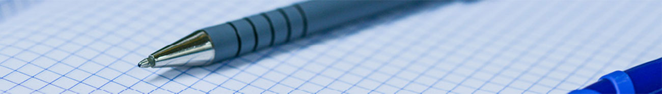 Image of a pen and paper