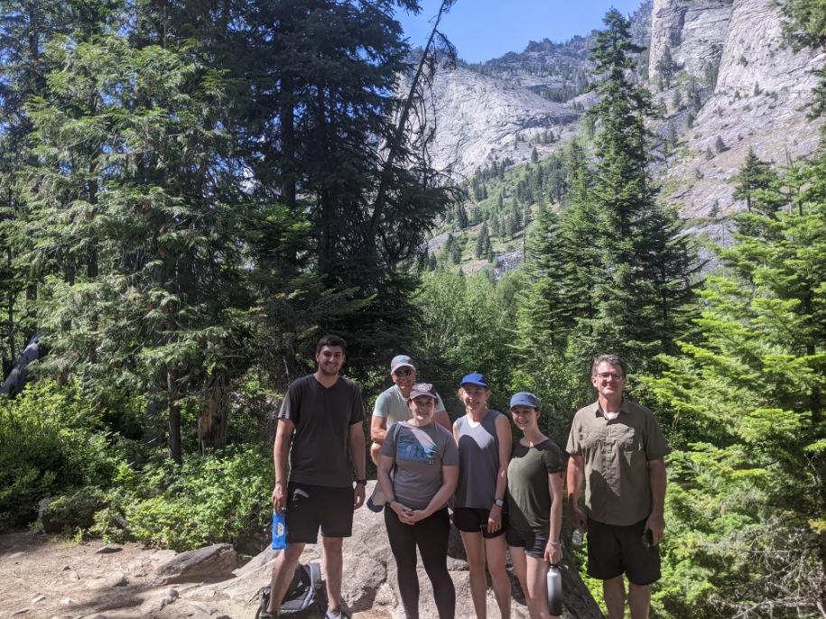 conference members at Blodgett Canyon