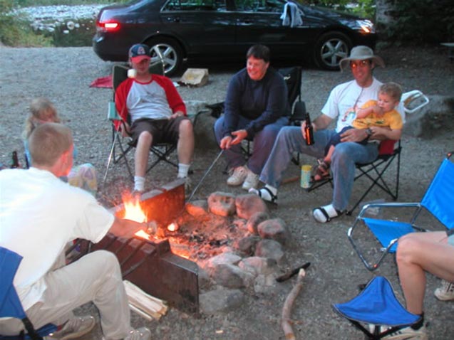 Smith lab members at a gathering