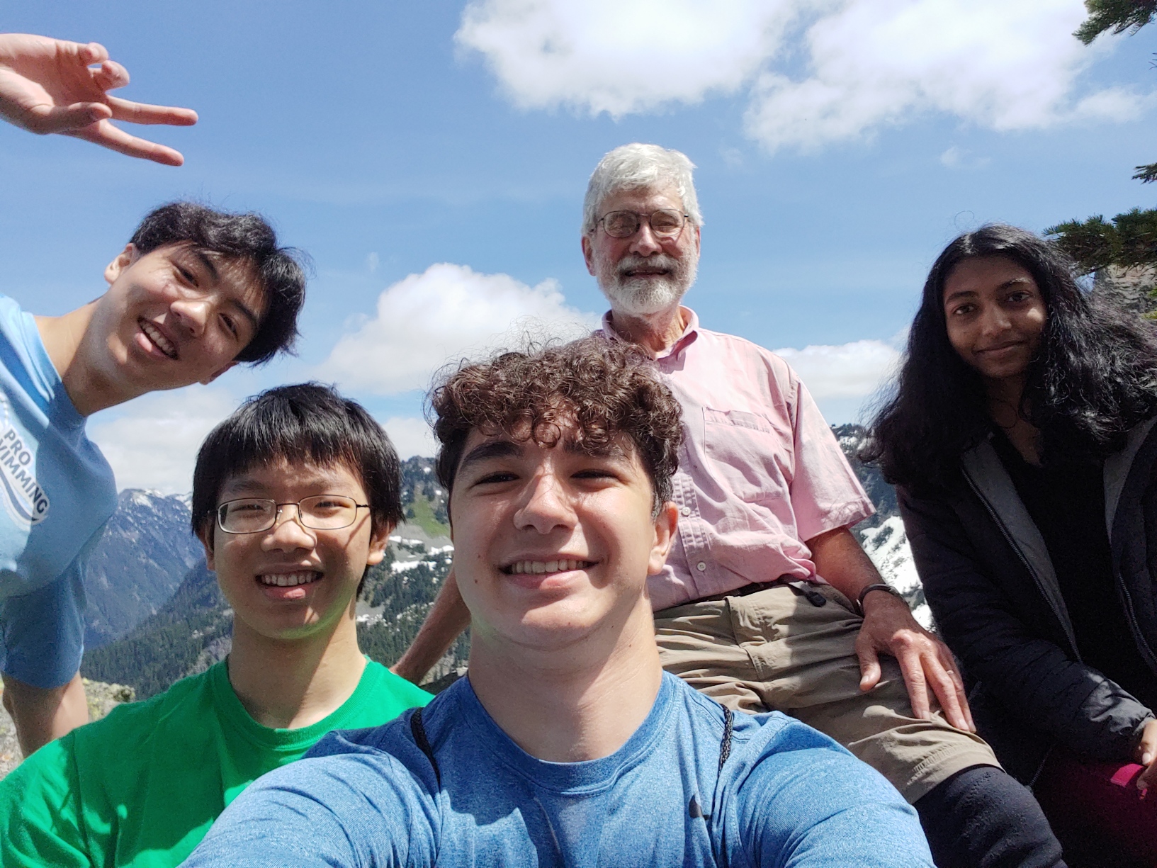 Hiking with High School Interns