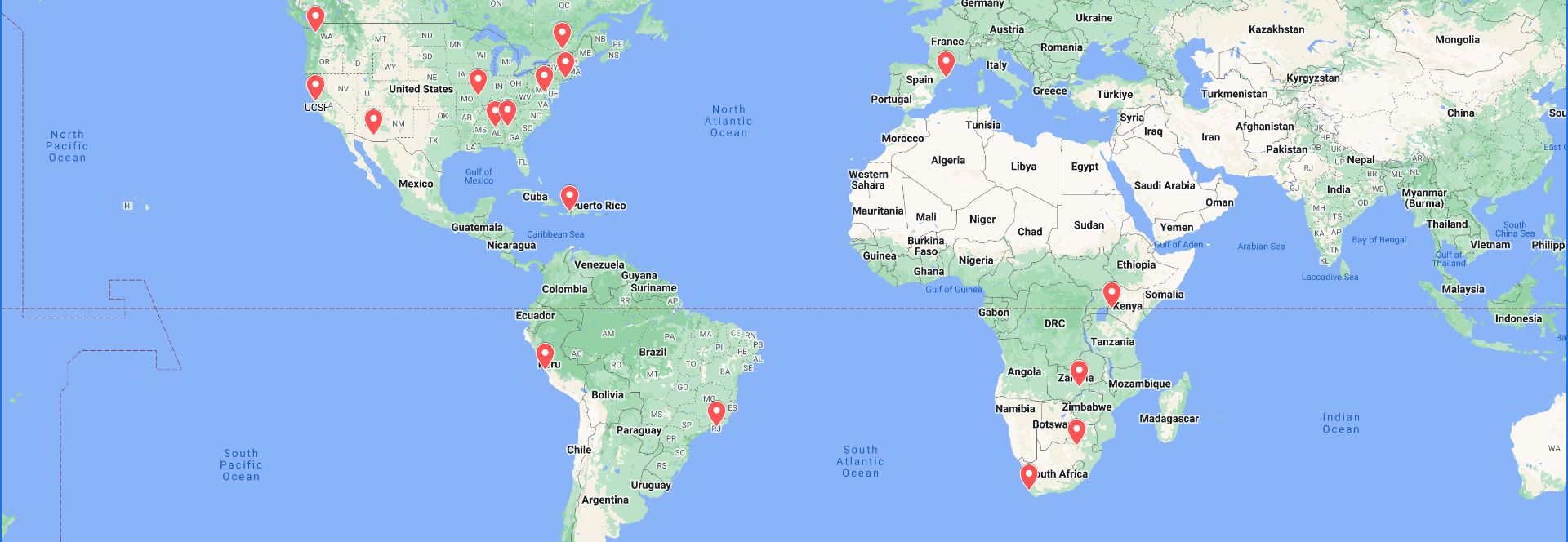  Sites of HOPE Group Collaborations